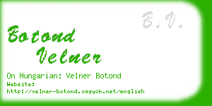 botond velner business card